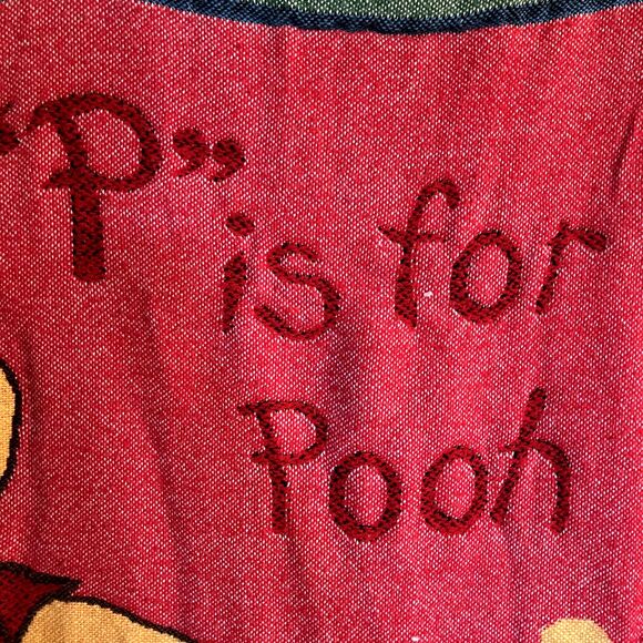 VTG Disney Winnie the Pooh Tapestry Throw Blanket Beacon Made in the  USA - Picture 3 of 10